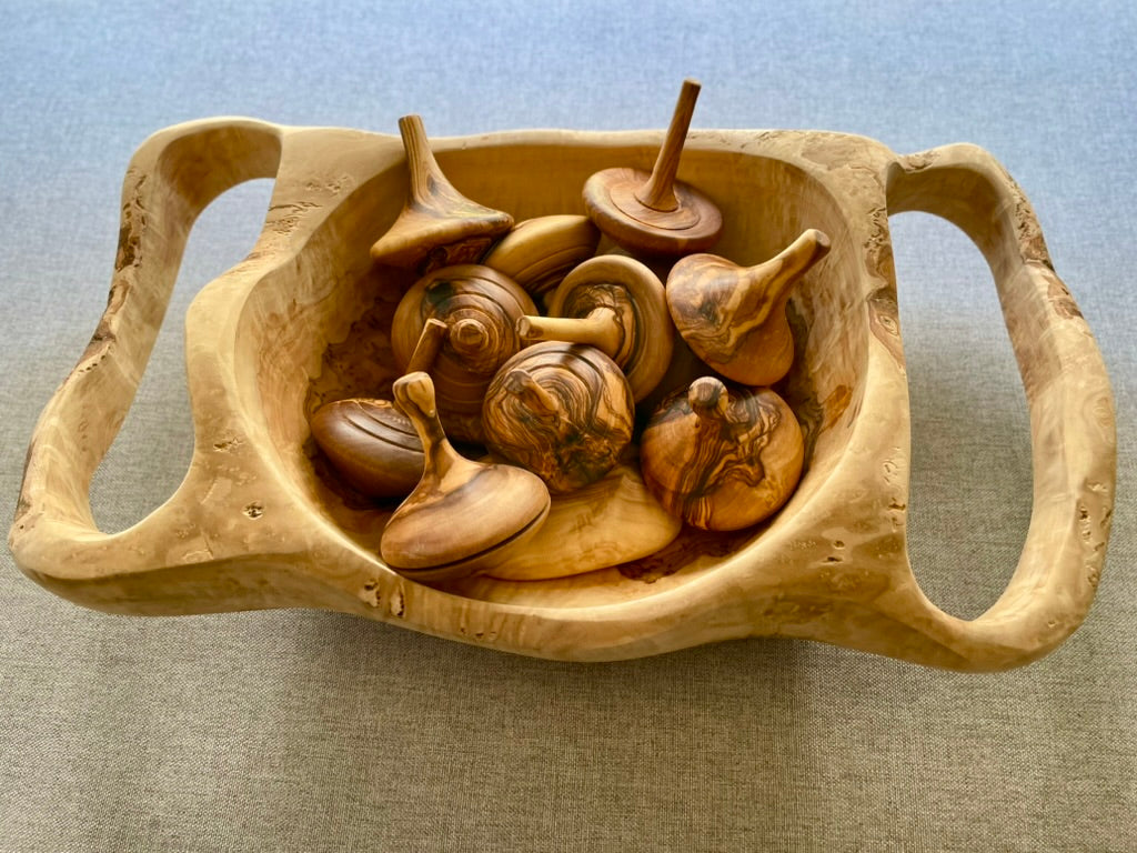 Olive Wood - Spinning Top