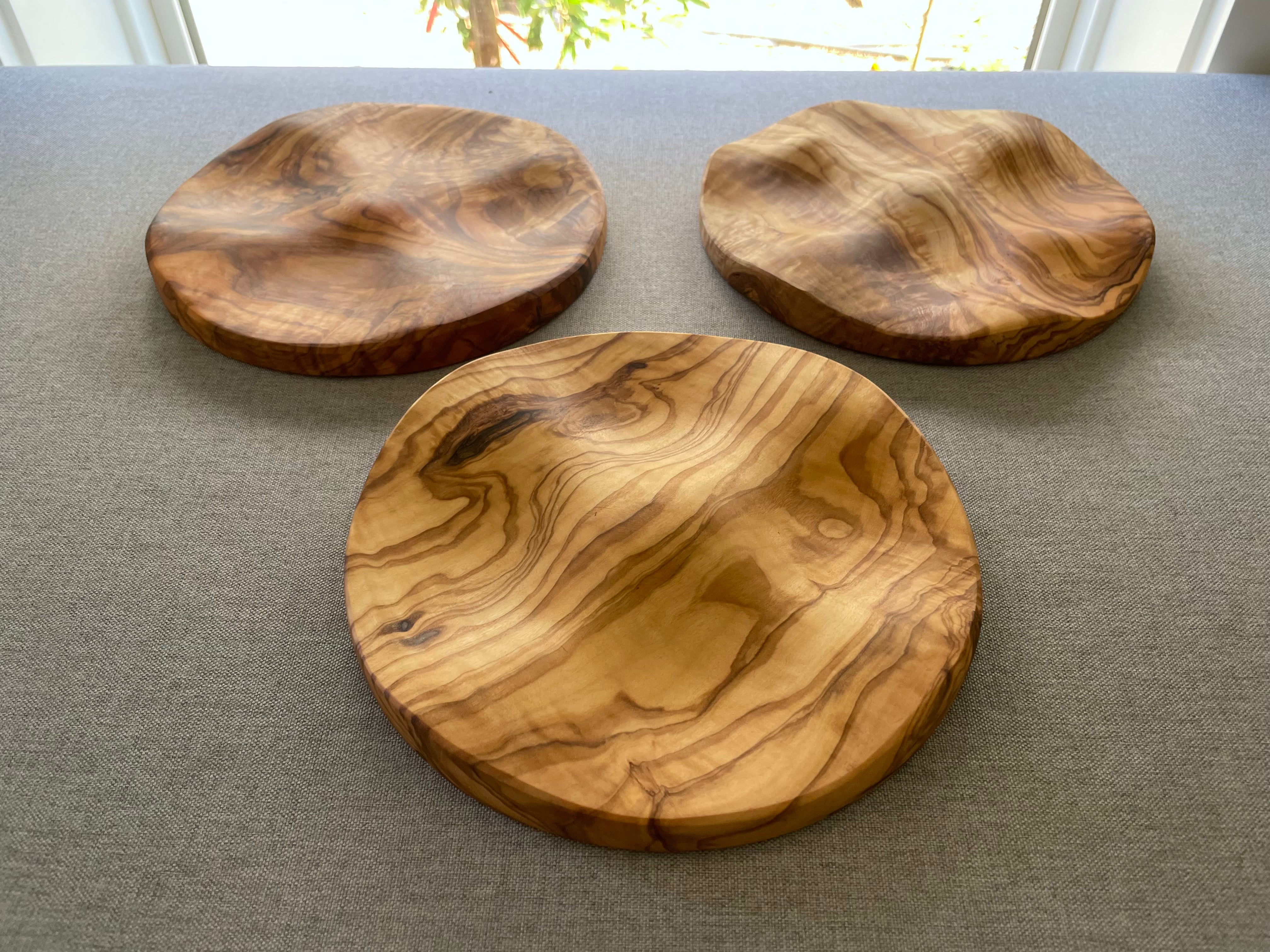 Olive Wood - Wavy Jewelry Dish