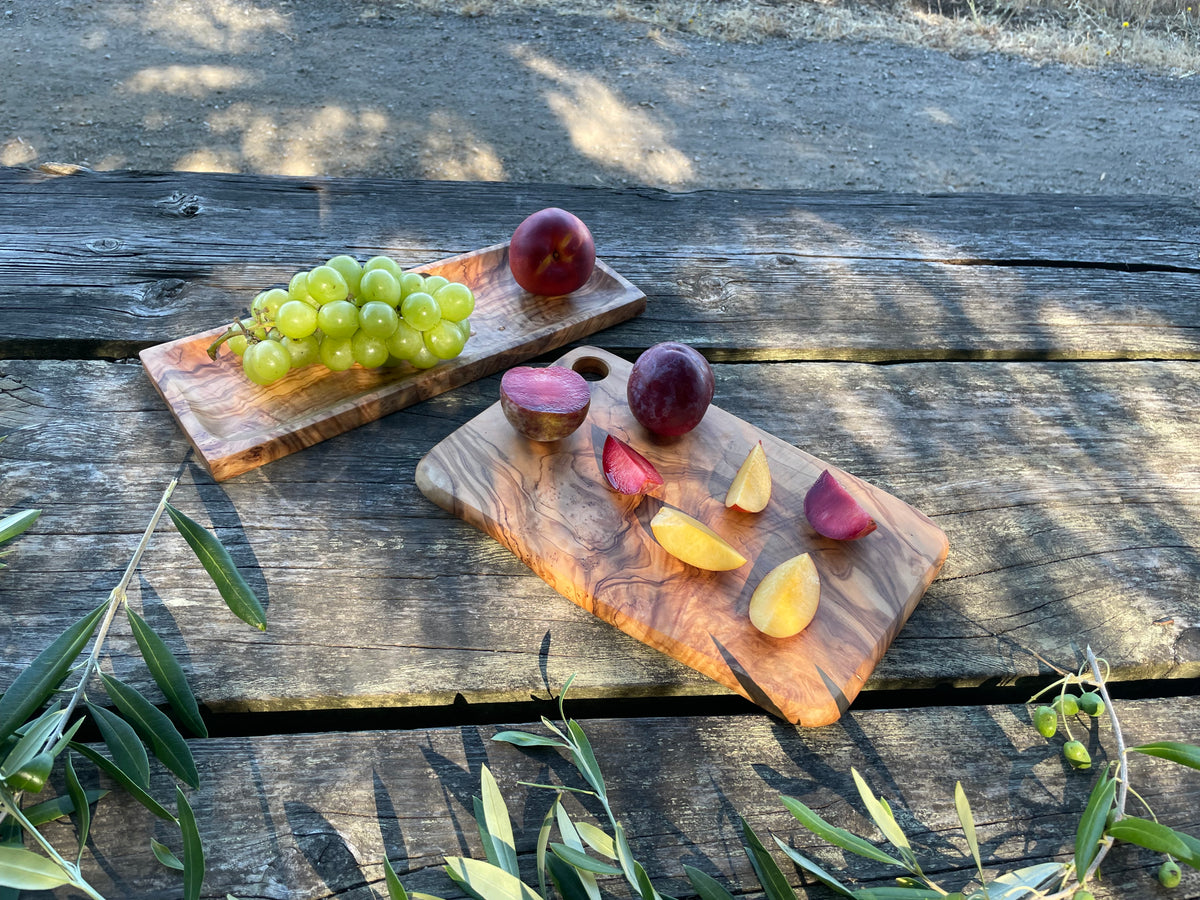 Olive Wood Serving Tray – Sushi Tray & Appetizer Platter