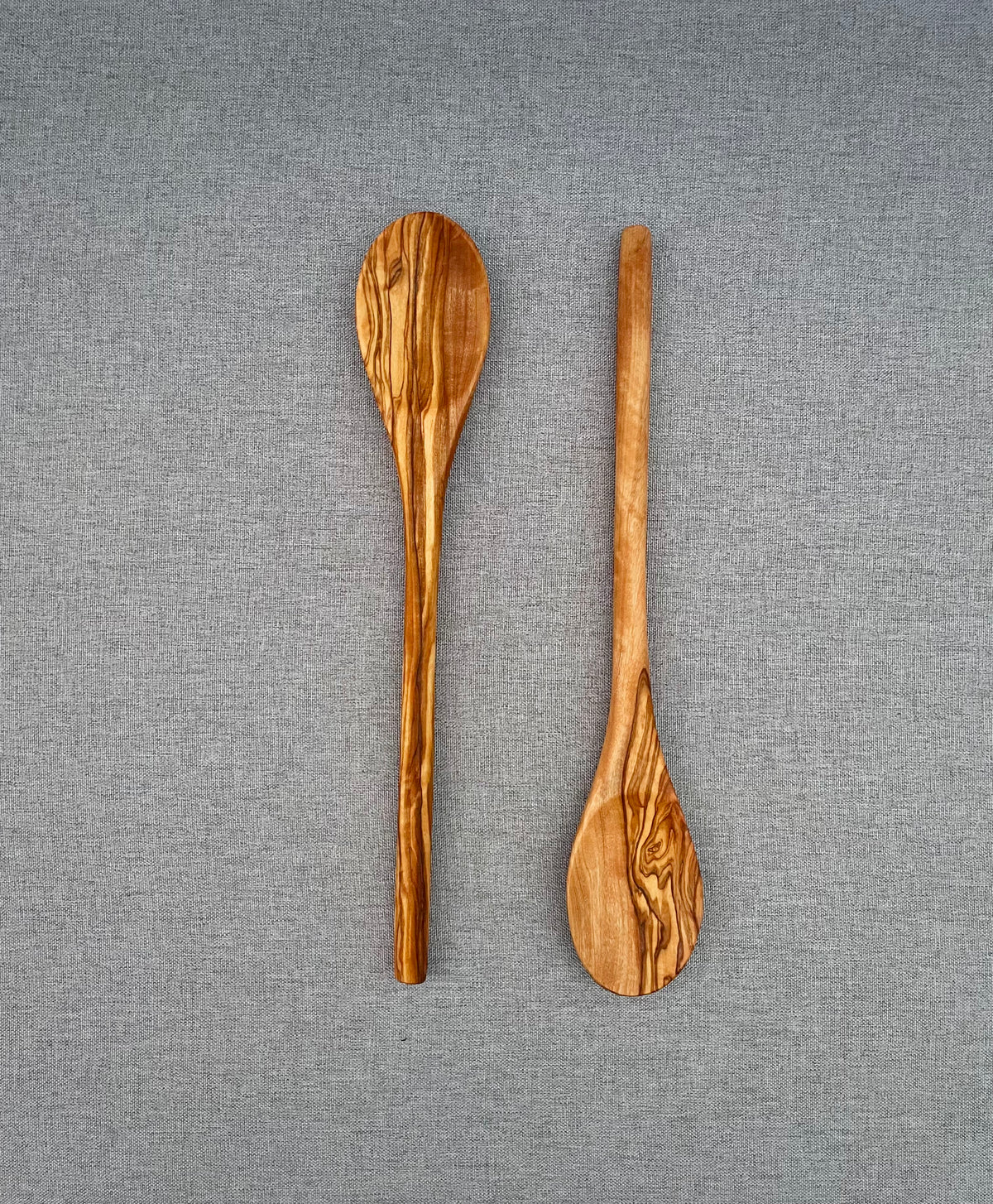 Olive Wood Cooking Spoon – Hand-Carved Wooden Kitchen Spoon