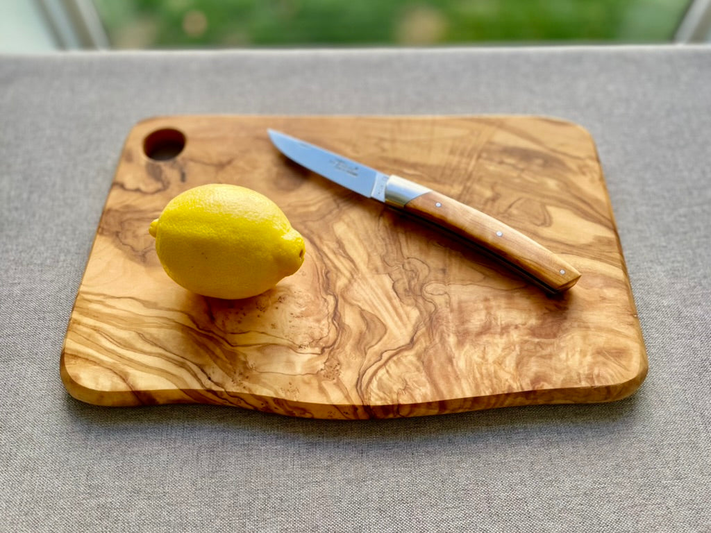 Olive Wood Cheese Board & Cutting Board – Handmade Charcuterie Board