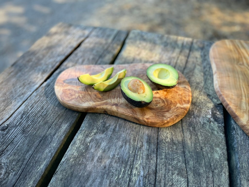 Olive Wood Serving Board – Natural Edge Charcuterie Board