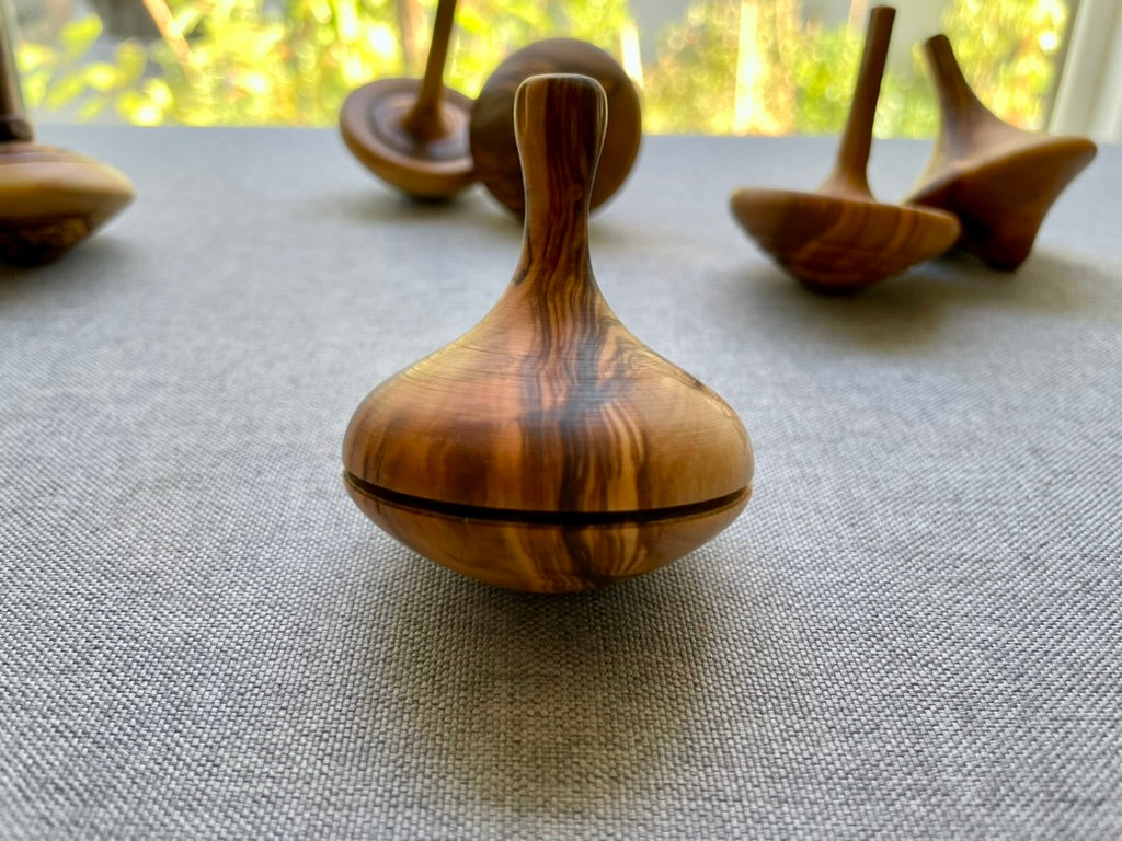 Olive Wood - Spinning Top