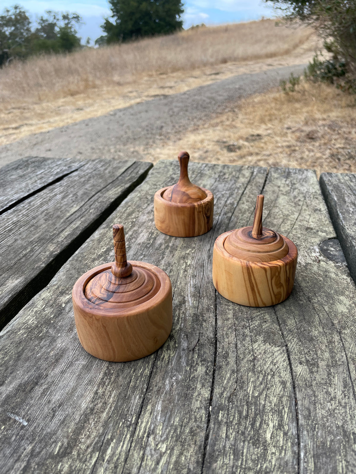 Olive Wood - Spinning Top